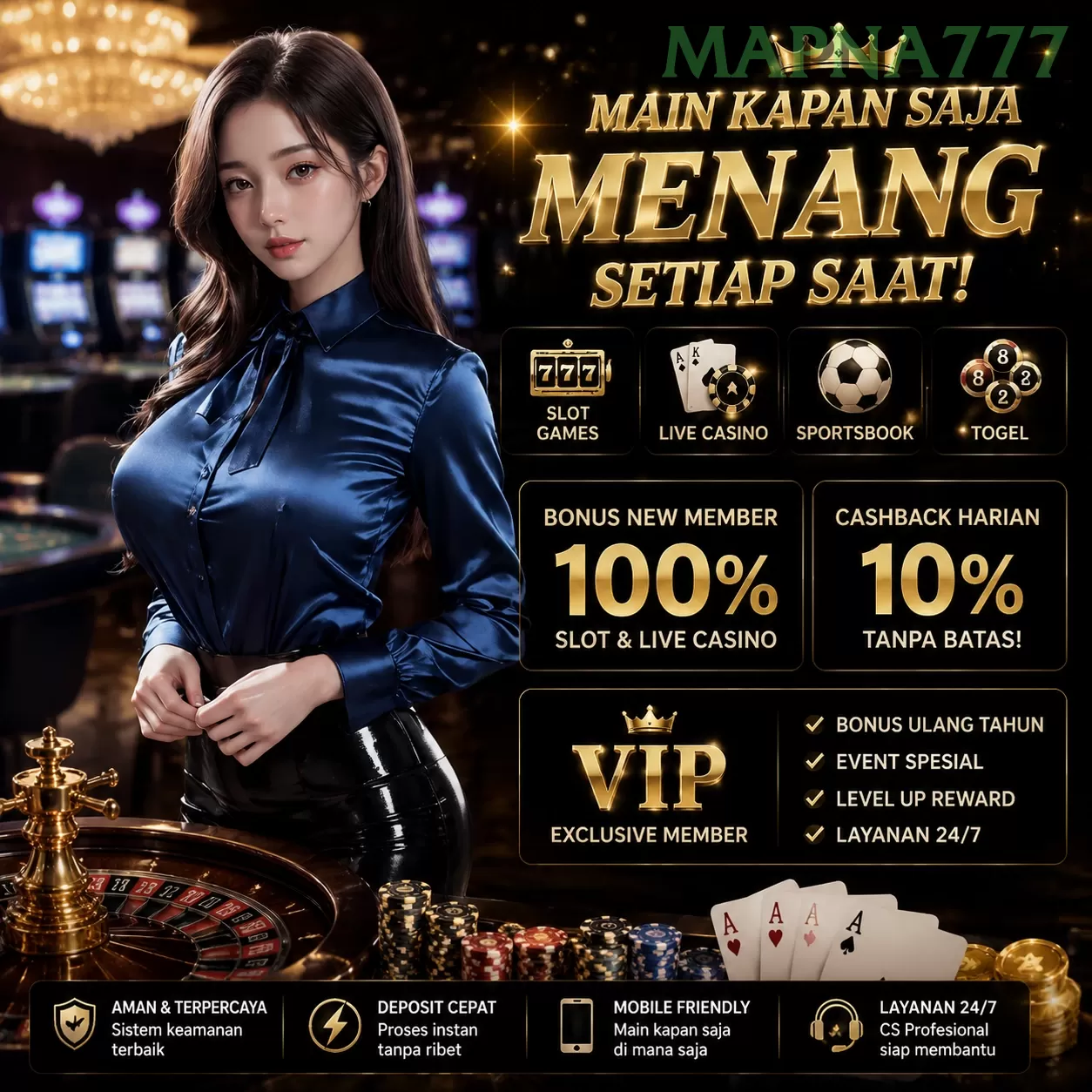 Login mapna777 Sekarang Bonus Melimpah